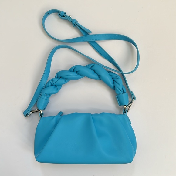 Mango NWOT Blue Purse - Picture 3 of 3